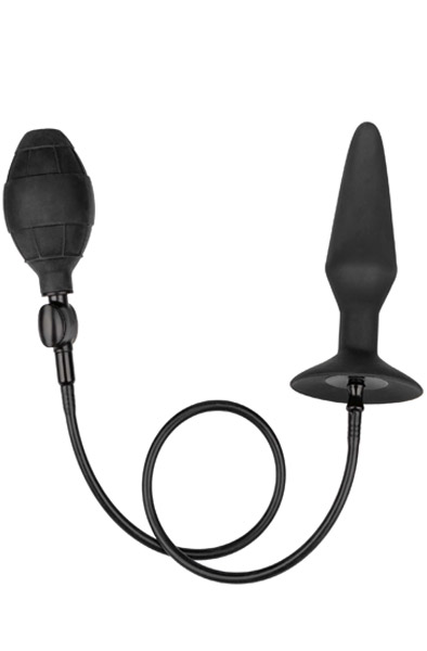 Inflatable anal plug