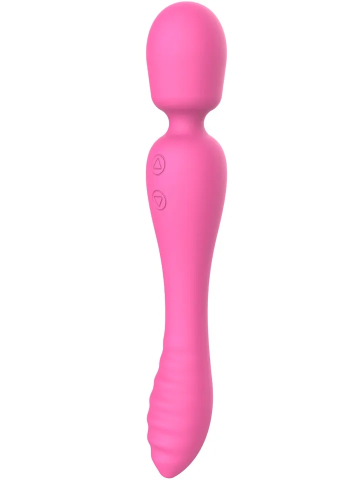 Massage wand vibrator