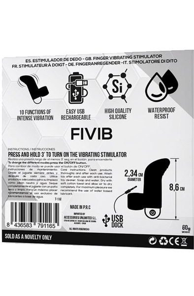 10-Functions Finger Vibrating Stimulator USB - Finger vibrator 3