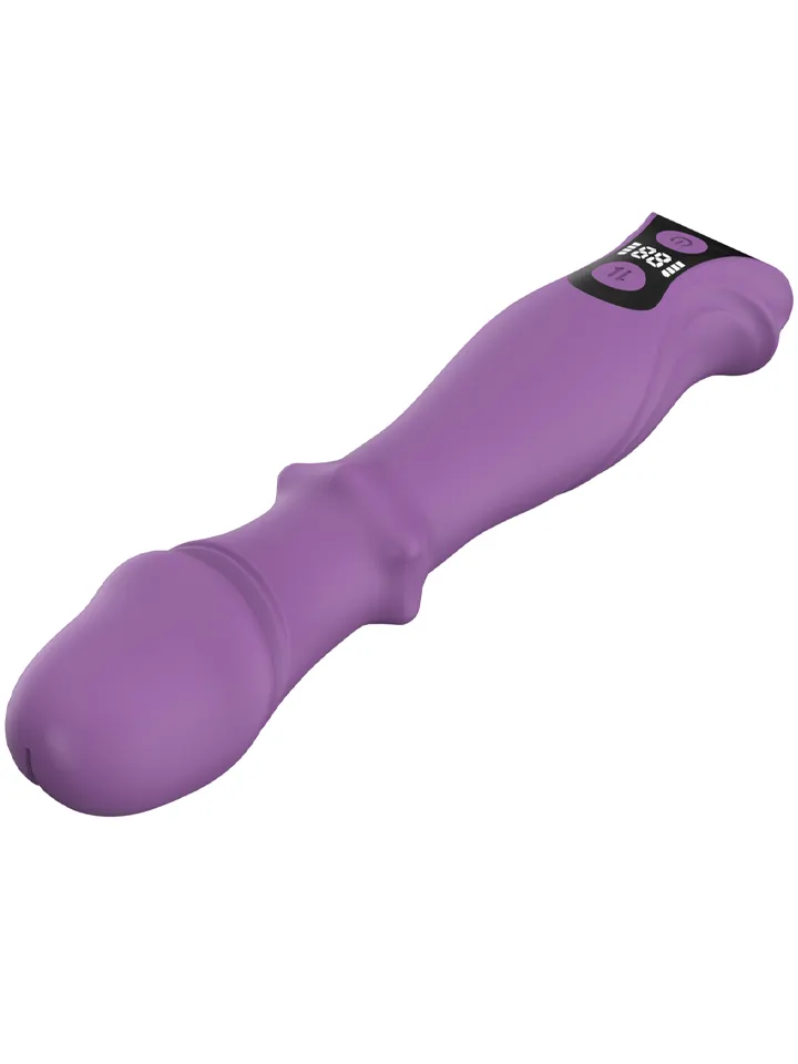 3-in-1 Vibrating Dildo With LCD Display - Vibrating dildo 4