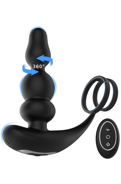 360 Rotating Prostate Plug With Remote - Prostatastimulation 1