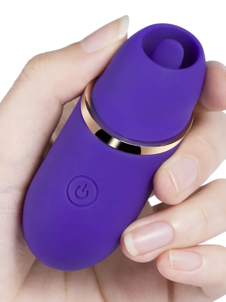 Abby Mini Clit Licking Vibrator Tongue - Clitoral stimulator 4 [full]