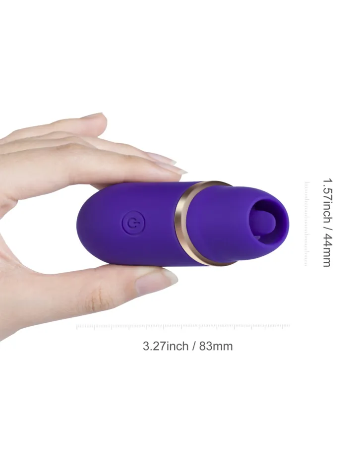 Abby Mini Clit Licking Vibrator Tongue - Clitoral stimulator 5 [full]