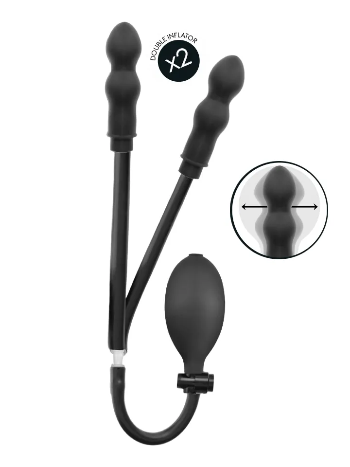 Addicted Toys Inflatable Double Butt Plug - Inflatable anal plug 1 [full]
