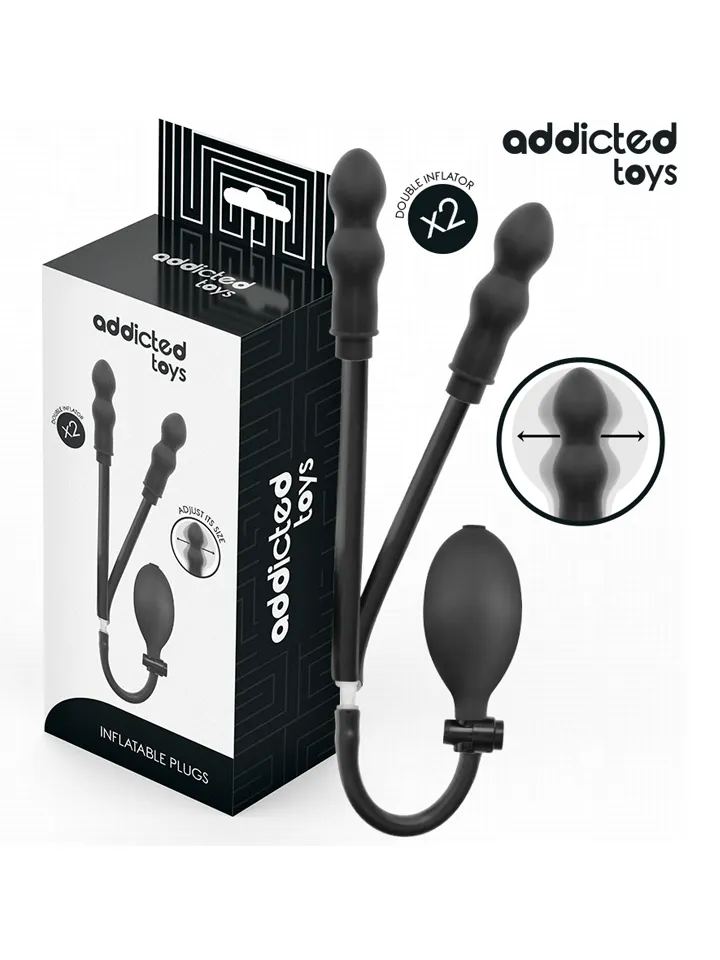 Addicted Toys Inflatable Double Butt Plug - Inflatable anal plug 4 [full]
