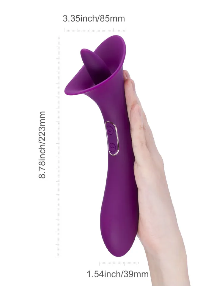 Adele Clit Licking Tongue Vibrator With G-spot Stimulator - Clitoral vibrator 3 [full]