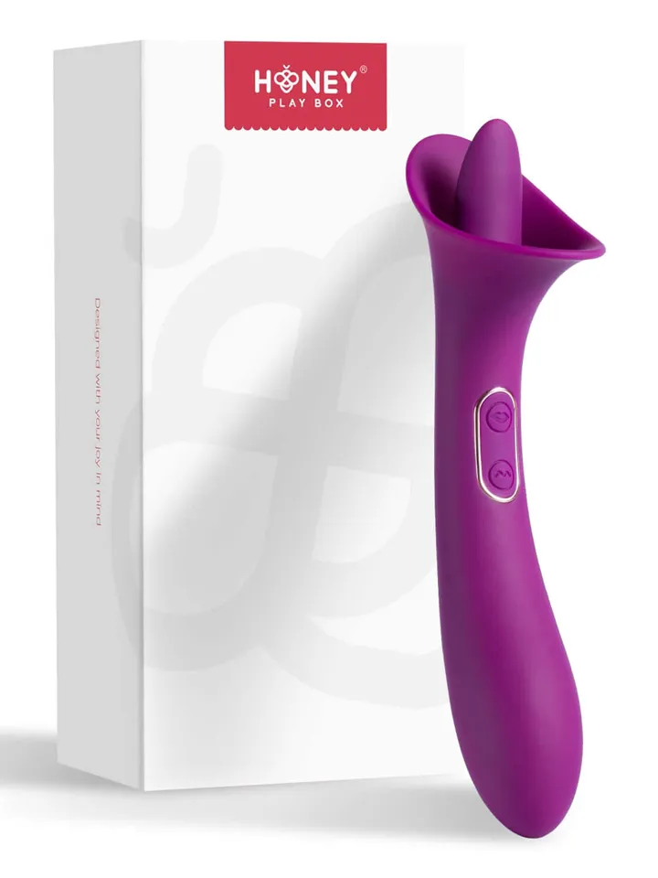Adele Clit Licking Tongue Vibrator With G-spot Stimulator - Clitoral vibrator 4 [full]