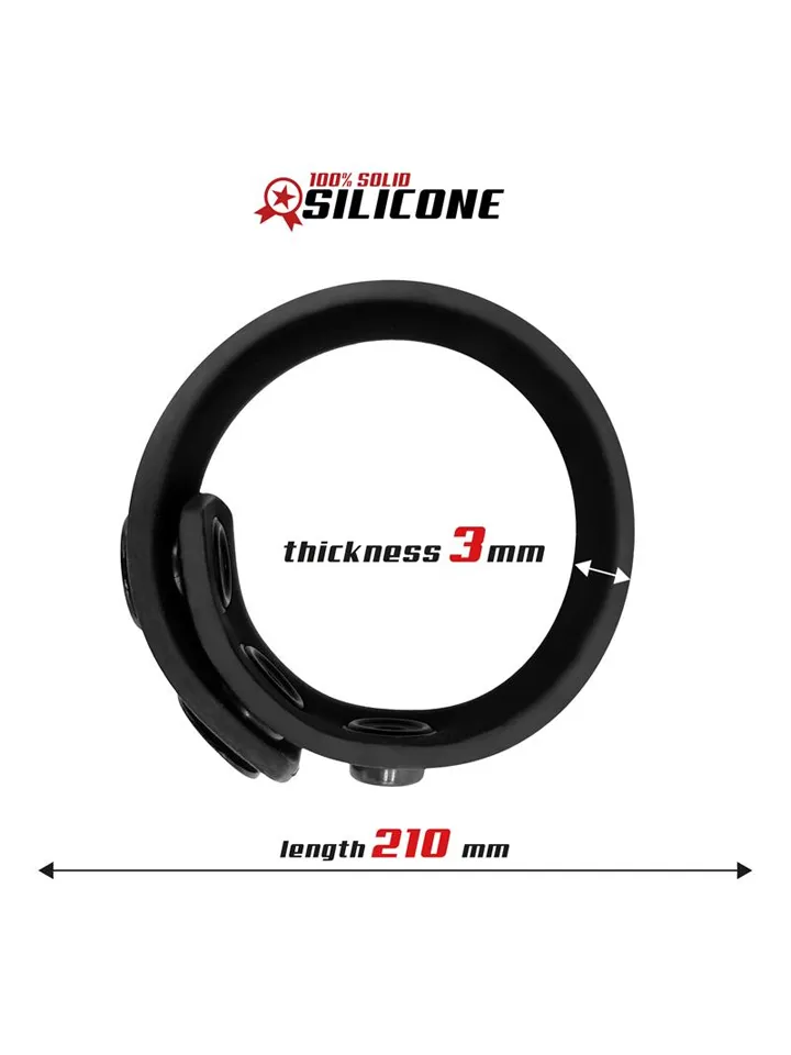 Adjustable Silicone Strip Cock Ring 15-21 cm - Cock ring 2 [full]