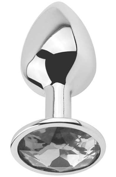 Afterdark Diamond White Anal Plug S - Analplug aus Metall 1