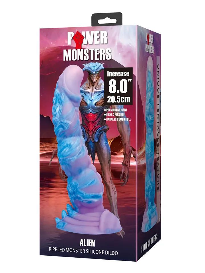 Alien Monster Silicone Dildo 20,5 cm - Dragon dildo 3 [full]