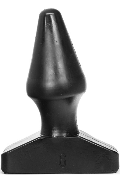 All Black Plug 15,5 cm - Extra girthy anal plug 1