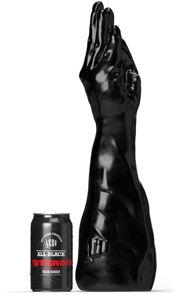 All Black Steroïd Backstroke 44 cm - Fisting arm 1