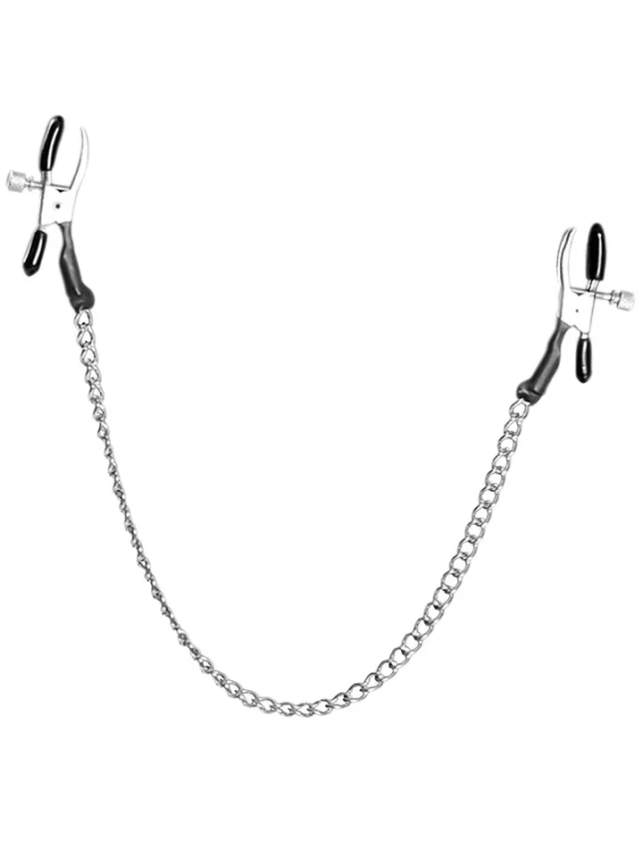 Alligator Nipple Clamps - Chest clamps with chain 1