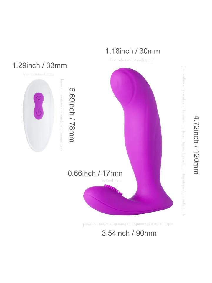 Allure Wearable G-Spot Vibrator With Clit Stimulator - G-spot vibrator 3 [full]