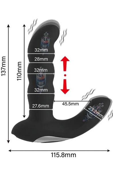 Ampex P-spot Anal Massager With Thrusting - Prostate stimulator 6