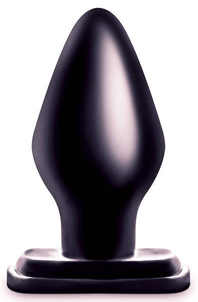 Anal Adventures XXL Plug Black - Extra girthy anal plug 1