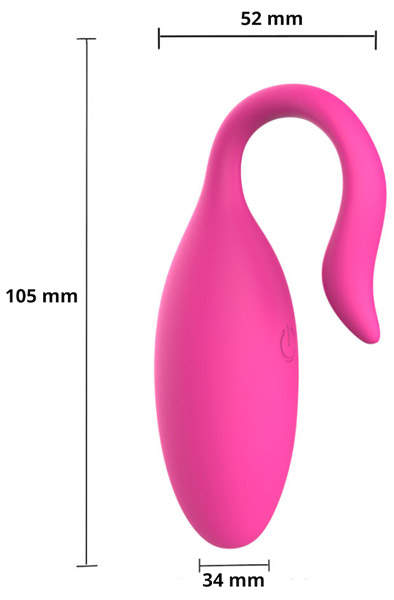 App-Controlled Vibrating Egg - Remote controlled vibrator 5
