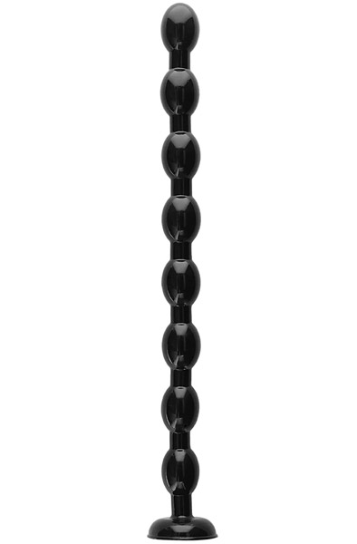 Ass Snake Beaded Dildo Black 48 cm - Extra langer Anal-Dildo 1