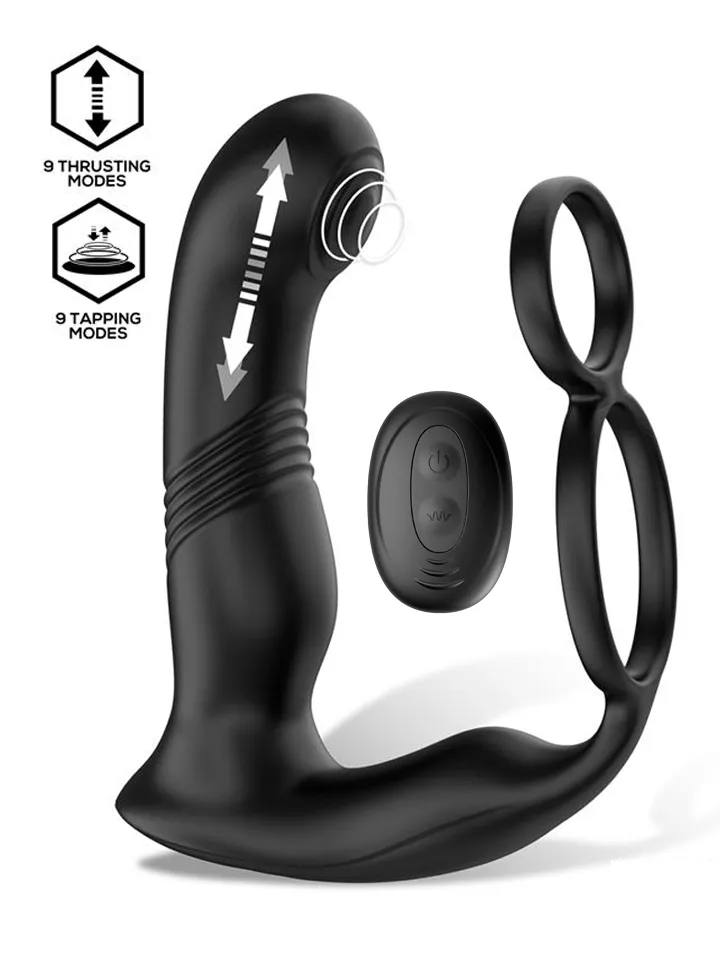 Astex Prostate Massager With Thrusting & Tapping - Prostate stimulator 1 [full]