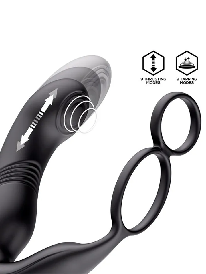 Astex Prostate Massager With Thrusting & Tapping - Prostate stimulator 2 [full]
