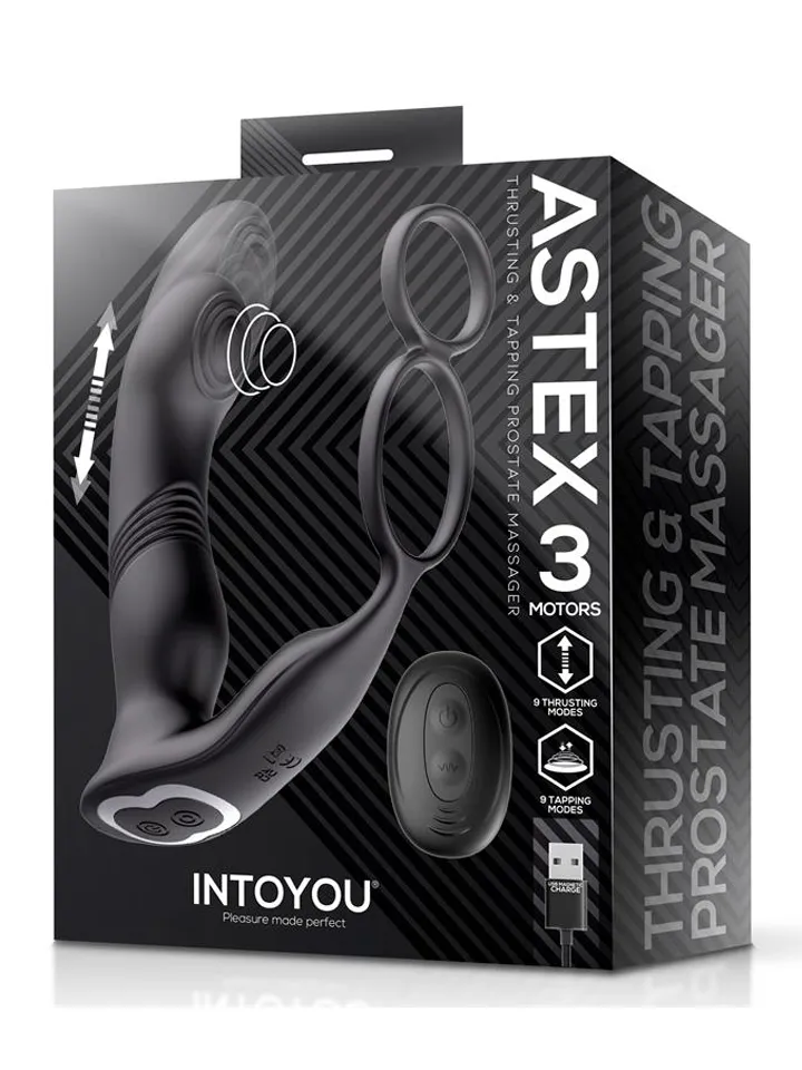 Astex Prostate Massager With Thrusting & Tapping - Prostate stimulator 5 [full]