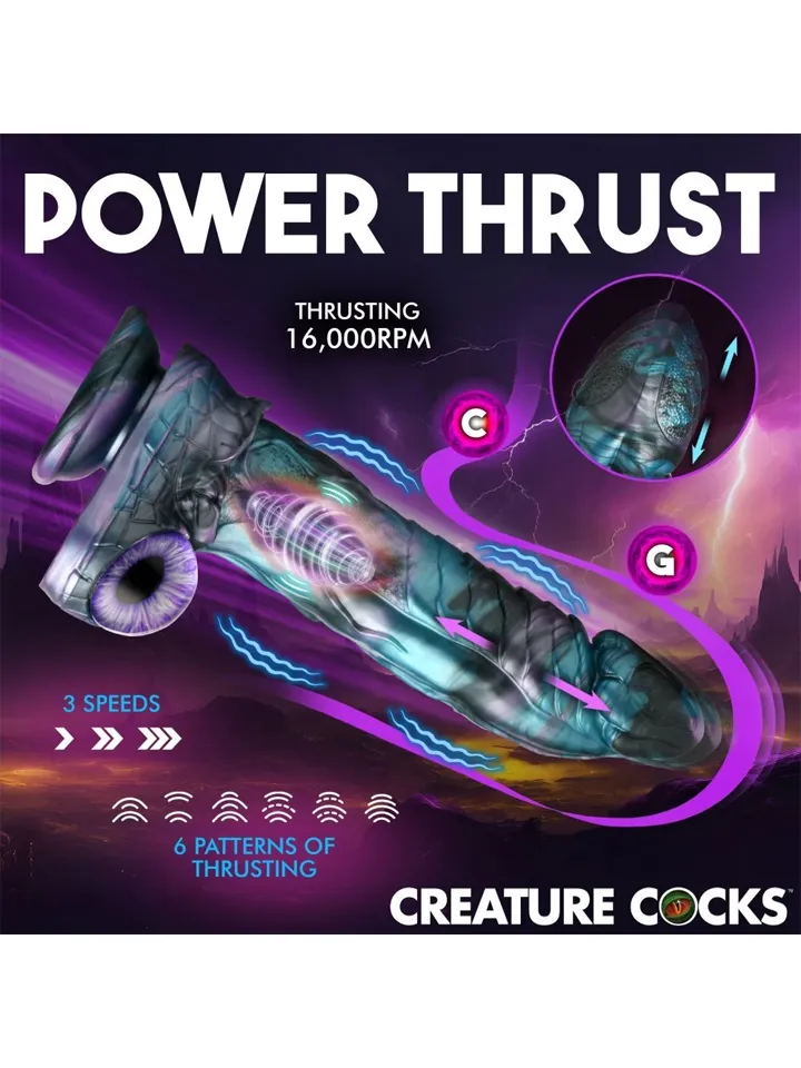 Astro-Thrust Thrusting & Vibrating Dildo 23,5 cm - Monster dildo 2 [full]