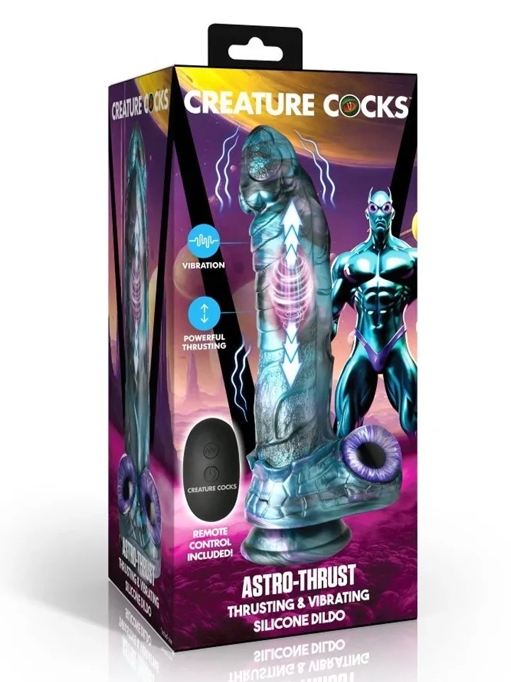 Astro-Thrust Thrusting & Vibrating Dildo 23,5 cm - Monster dildo 5 [full]