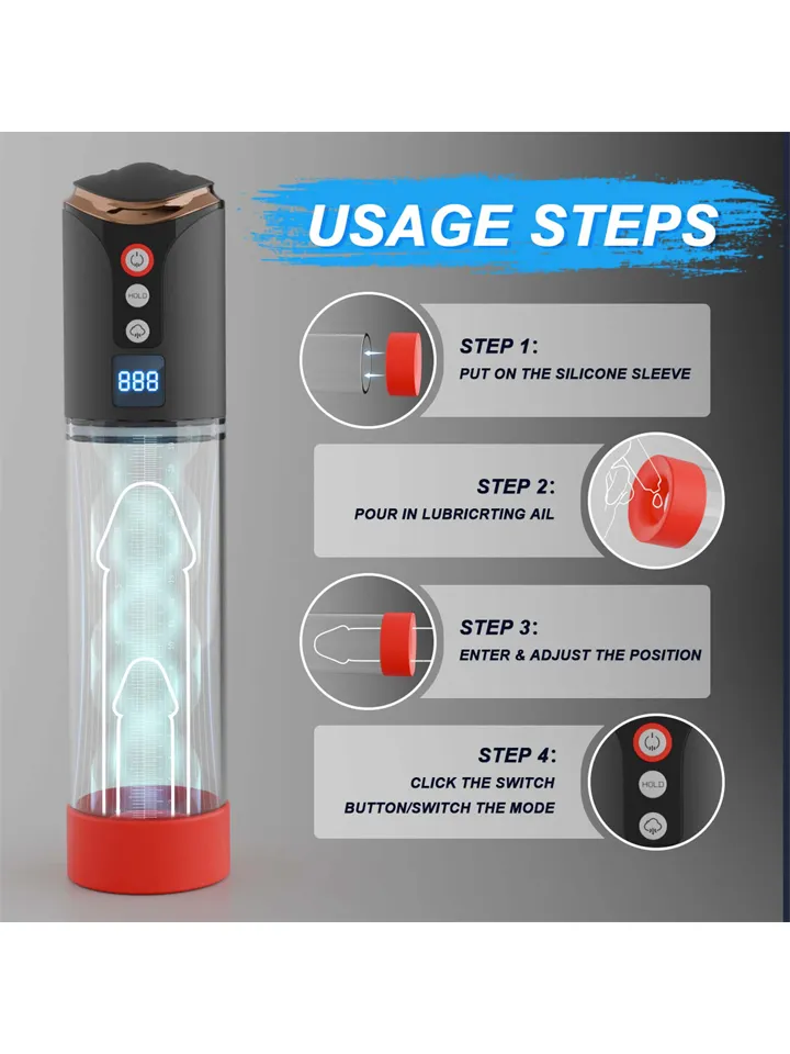 Automatic Penis Pump 8 Sucking Modes - Automatic penispump 3 [full]