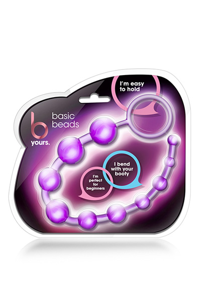 B Yours Basic Beads Purple - Anal beads 2