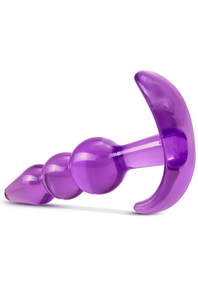 B Yours Triple Bead Anal Plug Purple - Mini anal plug 2