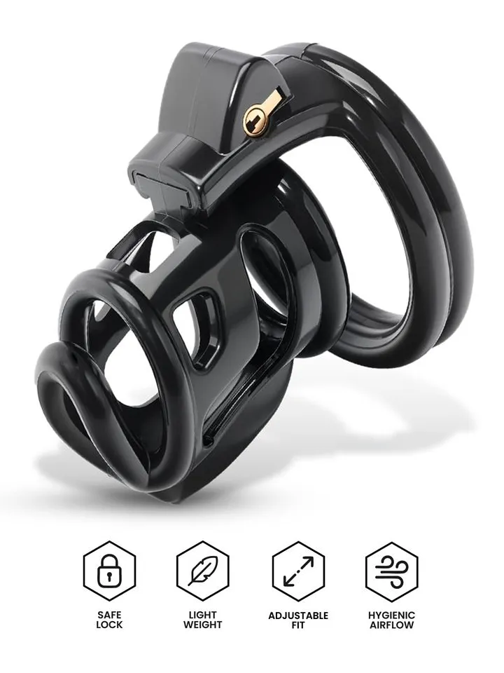 Bars Chastity Cage With Internal Lock - Penis cage 1 [full]