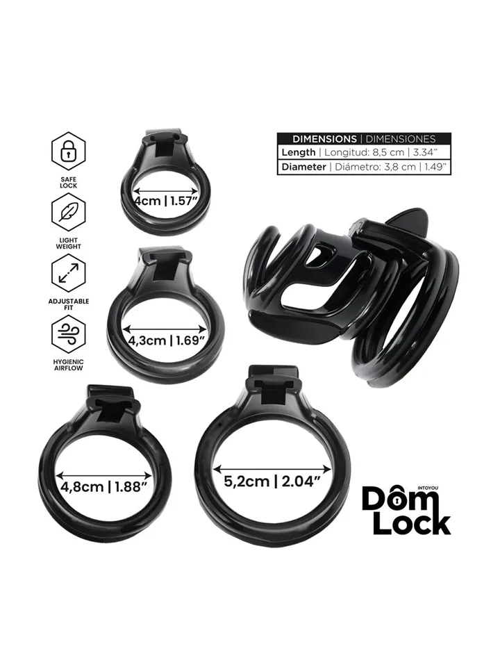 Bars Chastity Cage With Internal Lock - Penis cage 2 [full]