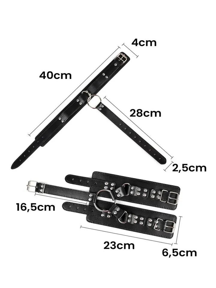 BDSM Collar & Wirst Restraints - Necklaces & handcuffs 3 [full]