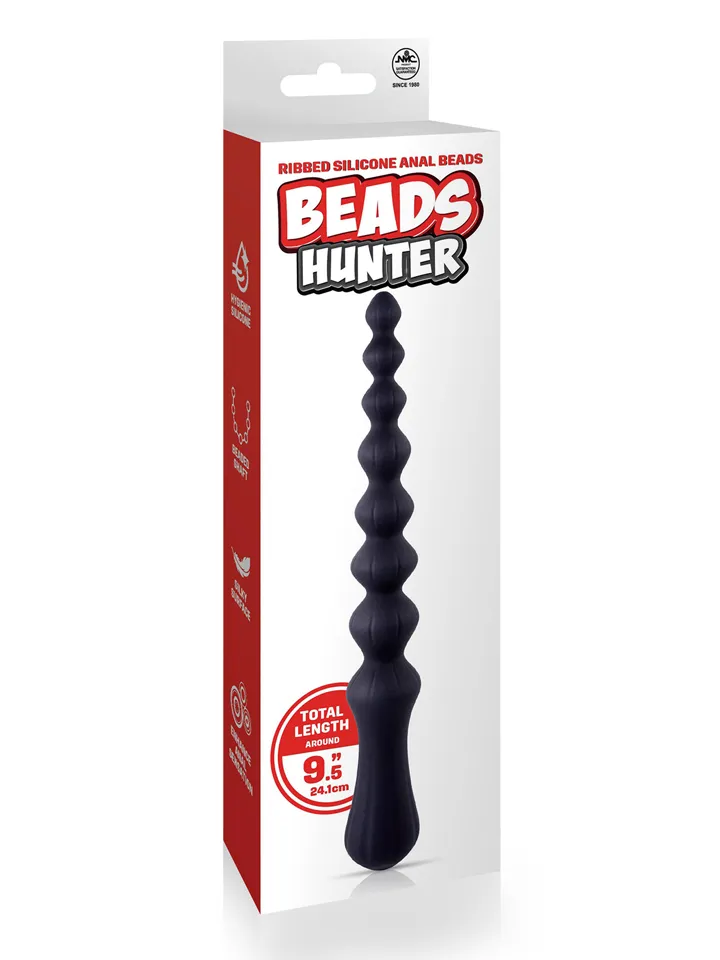 Beads Hunter Ribbed Silicone Anal Beads - Anal beads 3 [full]