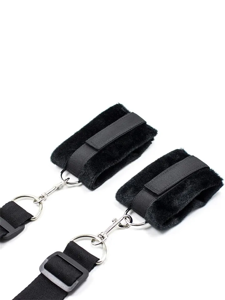 Bed Restraint Set With Cuffs - Wrist & ankle cuffs 4 [full]