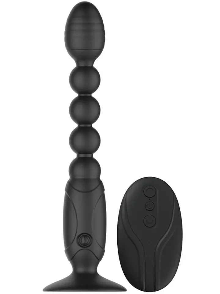 Bendy Bend & Stay In Place Wireless Vibrating Analbeads - Anal vibrators 1
