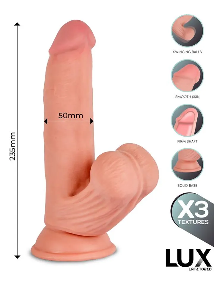 Bernd Triple Density Swinging Balls Dildo 23,5 cm - Lifelike dildo 2 [full]