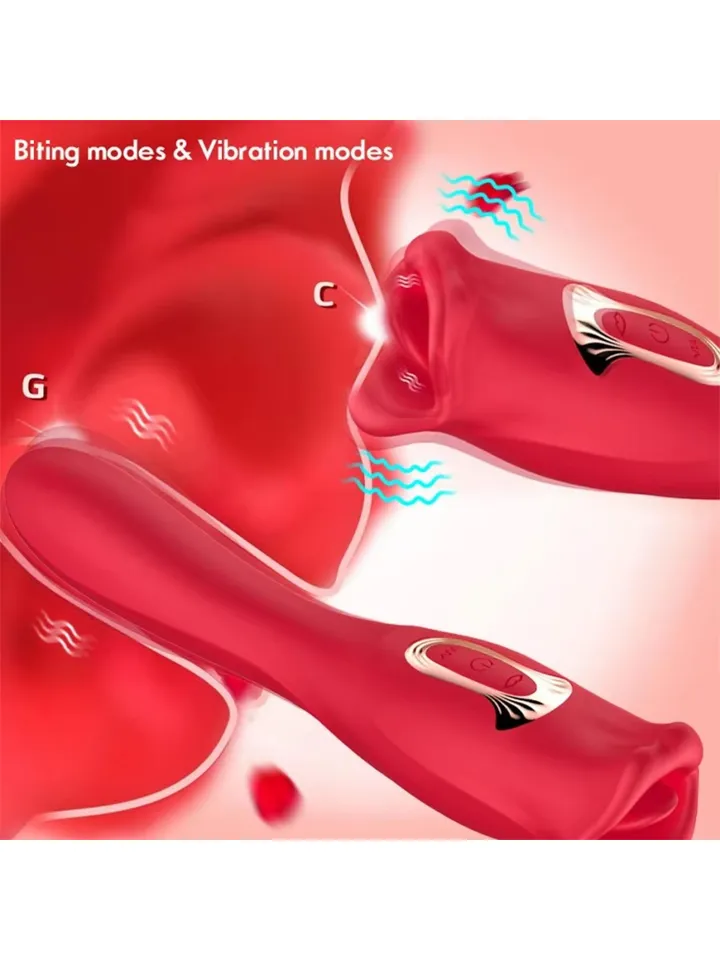 Big Mouth Rechargeable Lip Teasing Vibrator - Clitoral vibrator 2 [full]