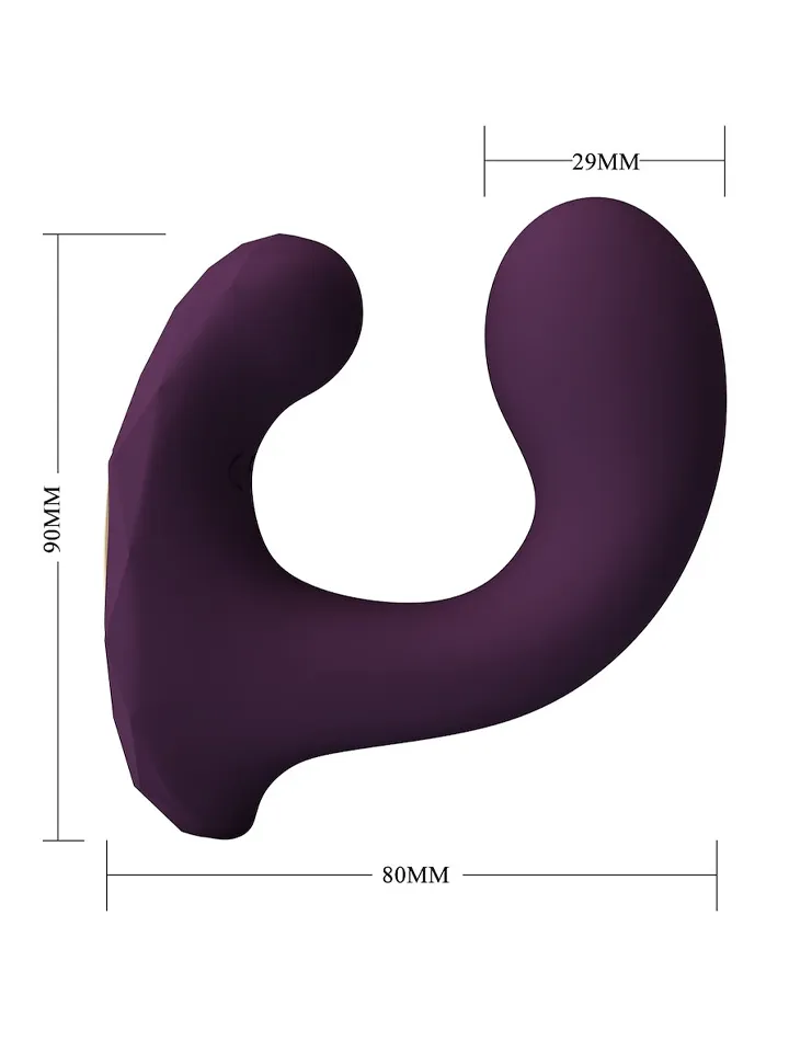 Billy Remote Control Dual Stimulation Vibrator - App-controlled couples vibrator 3 [full]