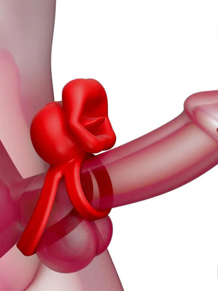 Bittey Cock Ring With Vibration & Biting - Vibrating cock ring 2 [full]