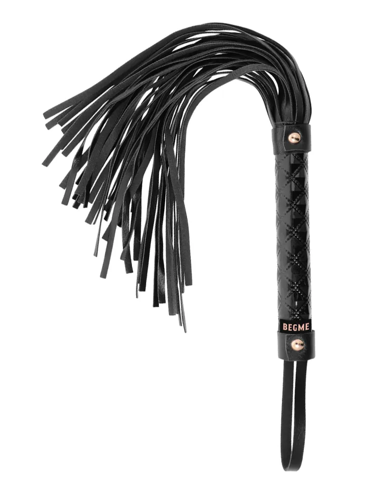 Black Edition Vegan Leather Flogger - Flogger 1 [full]