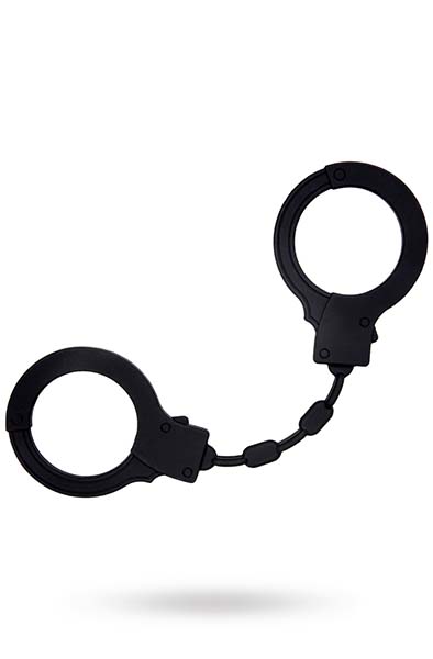Black Silicone Handcuffs - Silikon-Handschellen 2