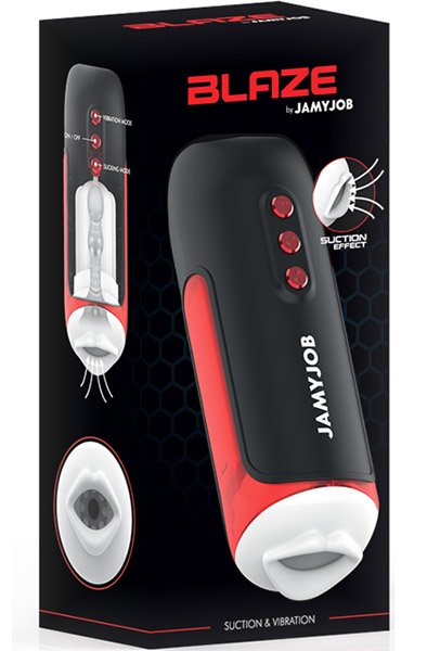 Blaze Suction & Vibration Mouth Masturbator - Masturbator 1