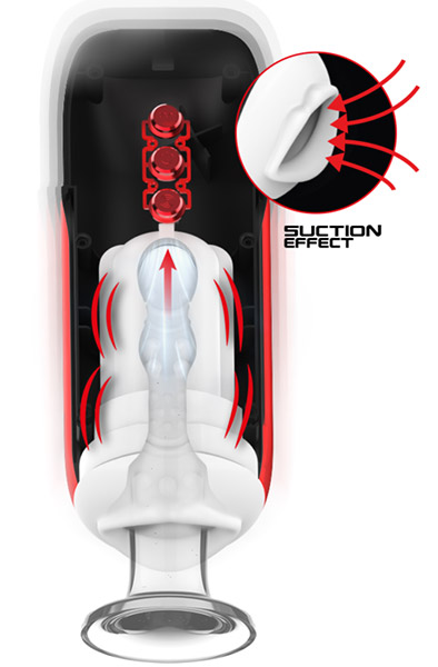 Blaze Suction & Vibration Mouth Masturbator - Masturbator 2