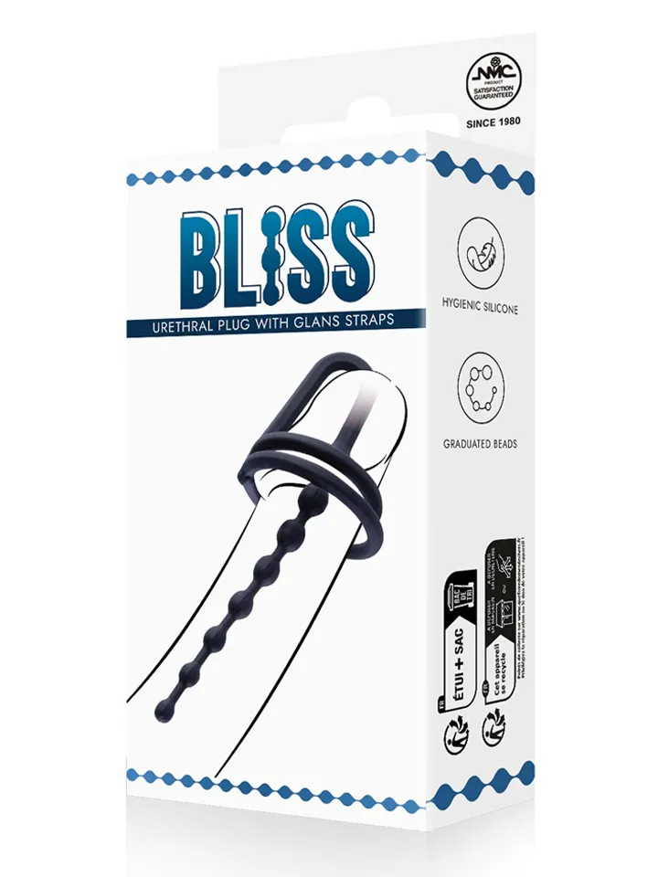 Bliss Urethral Plug With Glans Straps - Dilator 2 [full]