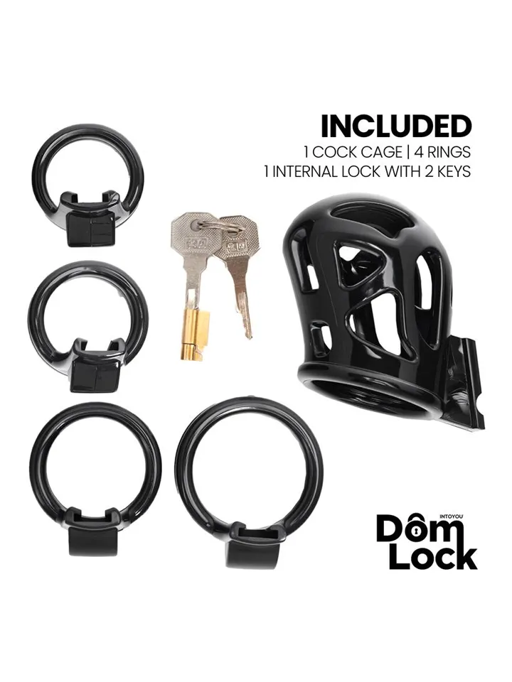 Block Chastity Cage With Internal Lock - Chastity cage 3 [full]