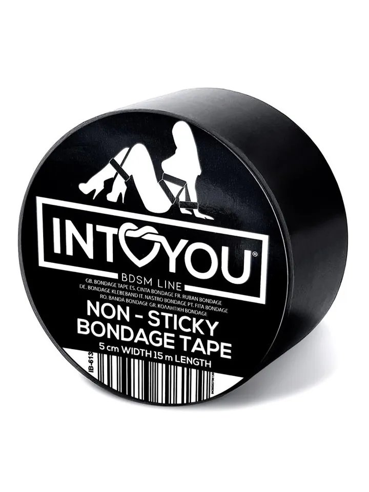 Bondage Tape Non-Sticky Black 15m - Bondage tape 1 [full]