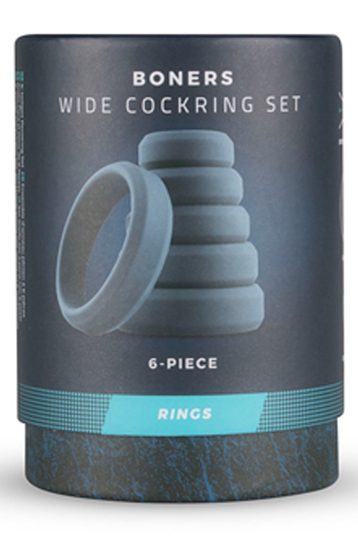 Boners 6-Piece Cock Ring Set - Cock ring set 4