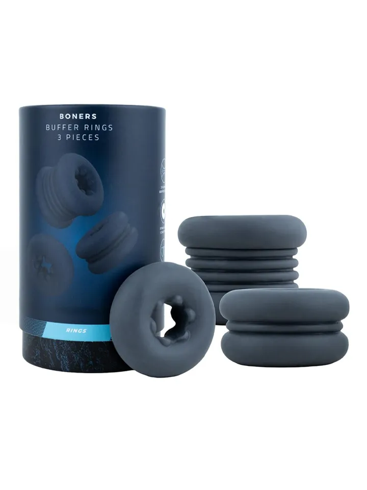 Boners Buffer Rings 3-pack - Cock ring set 1 [full]