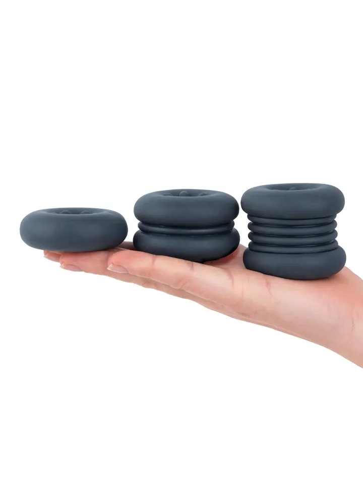 Boners Buffer Rings 3-pack - Cock ring set 2 [full]